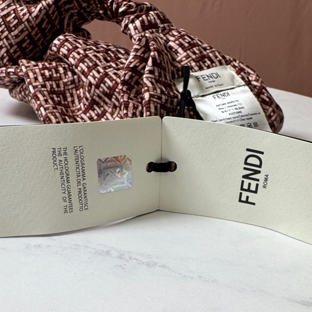 Fendi Elegant pink & red Headband - Picture 4 of 6